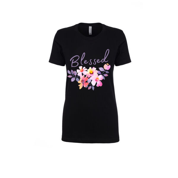 Blessed Premium Crew Neck, Fine Jersey T shirt. 145gsm Thumbnail